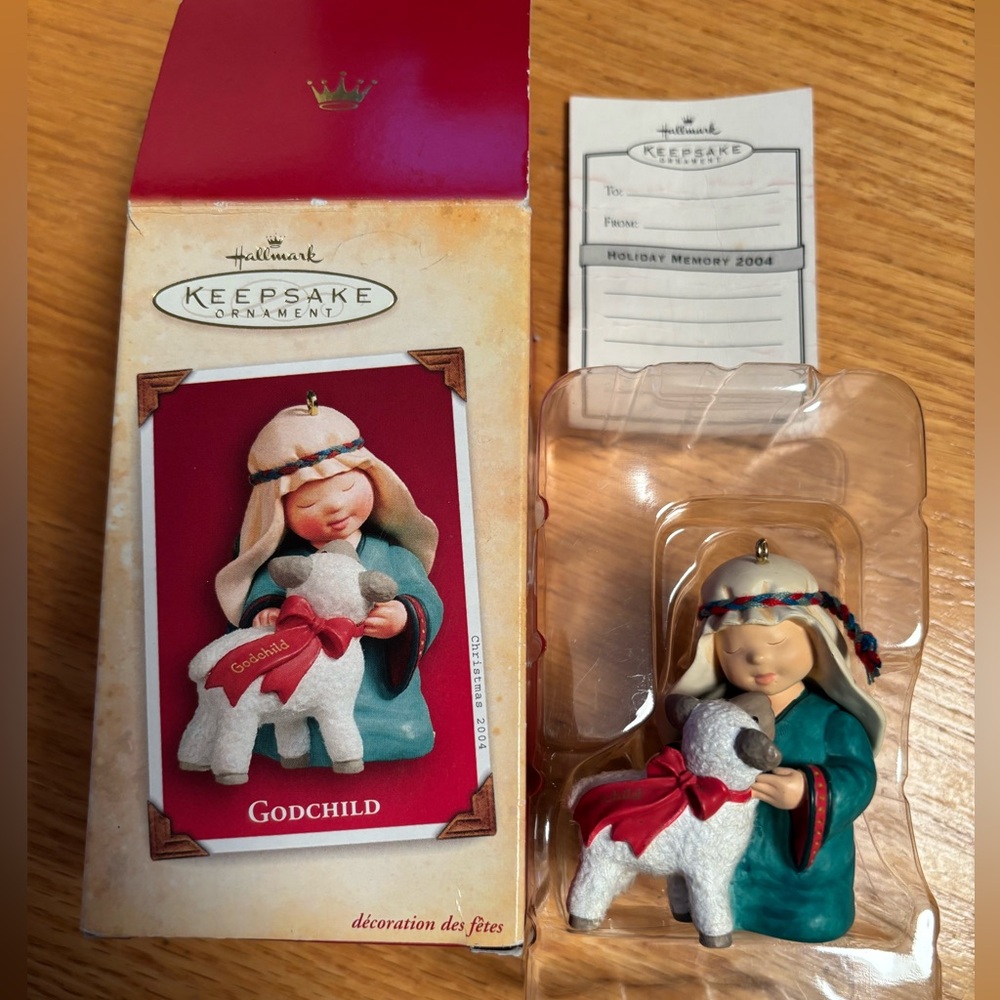 Hallmark keepsake Godchild Ornament 2004